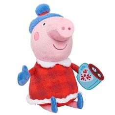 Basta jogar Peppa Pig Grande Pecha de Férias Plush, Brinquedos Infantis para Idades 2 Up
