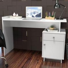 Escrivaninha 1 Gaveta 1 Porta Lisboa Nova Mobile Branca