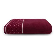 Toalha de Banho Safira 68x140cm - Vinho Nobre - Appel