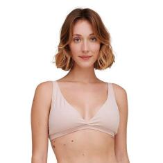 Sutiã Triângulo Hering 77PQ Algodão, Marrom claro, M