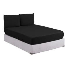 Jogo de Lençol Casal 1 Peças Com Elástico cama mesa e banho - lua conf