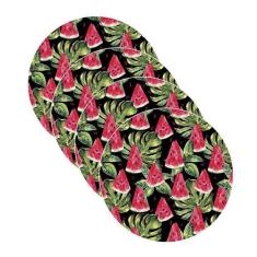 Sousplat Melancia Tropical - NSW, Sem base, 4 Peças