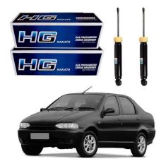 Par Amortecedor Traseiro Fiat Siena 1.5 1.6 1998 A 2000 - Nakata
