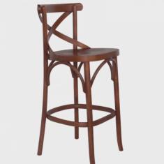 Banqueta Madeira Maciça Tauarí Cross X Texas Gamma Móveis