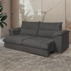 Sofá Retrátil e Reclinável 3 Lugares 250cm Italia