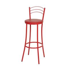 Kit 2 Banquetas Fixas Bp26a De Metal Treparoni Vermelho