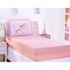 Jogo De Lençol Unicórnio Solteiro 02 Peças [f101]