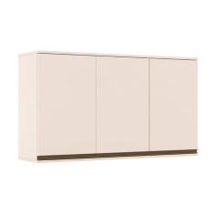 Módulo Cozinha Henn Connect Armário 3 Portas 120cm Off White