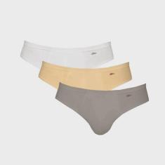 Kit com 3 Cuecas 100% Algodão Zorba 791 Slip