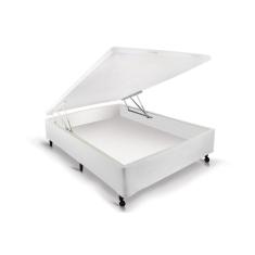 Cama Box Baú Universal Casal Courano White New (138x188x30) - Castor