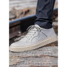 Tênis Aleatory Spezial Couro Marfim-Masculino