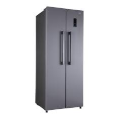 Geladeira Refrigerador HQ Frost Free Side By Side 460 Litros Cinza HQ-460SBSFF