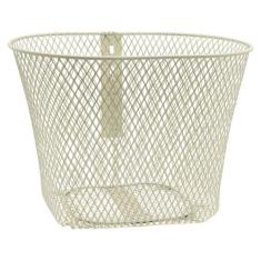 Cesta Cestinha Aramada Para Bicicleta Ultra Bikes Aro 24 e 26, Bege, A