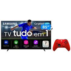 Smart TV 85 Samsung Crystal UHD 85U8600F 4K - Tizen + Controle Xbox EP