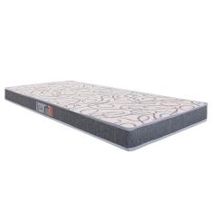 Colchão Espuma Solteiro Pro Confort D23 78x188x12 Cm Cinza Com Branco Hellen Estofados e Colchões