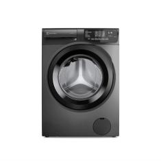 Máquina de Lavar Frontal Electrolux 12kg Cinza Ônix Inverter com Água Quente e Lavagem Inteligente (LFC12)