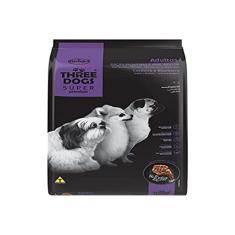 Three Dogs Ração Super Premium Adulto Mini E Pequeno Cordeiro 10 1Kg