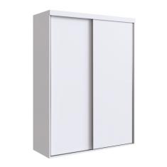 Guarda-Roupa Solteiro Alya 2 Portas 2 Gavetas Branco