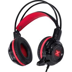 HEADSET VX TARANIS V2 PRETO E VERMELHO, VINIK, 29869