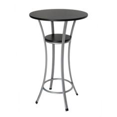 Mesa Bistrô para Escritório ou Home Office Linha Pratto Preto - Design