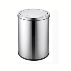 Lixeira Inox Com Tampa Basculante 12 L - Class Home, 12 l, 1, Inox, 70