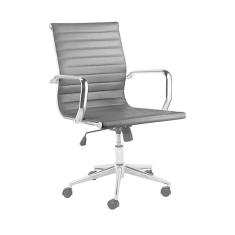 Cadeira De Escritório Office Sevilha Baixa Pu Preto Rivatti