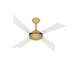 Ventilador Teto Dourado Tech 4 Pás Silencioso Ventax 110V