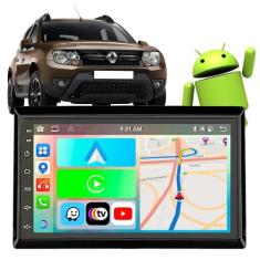 Kit Multimidia Android 9 Polegadas Duster Oroch 2014 A 2019 CarPlay Câ