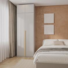 Guarda-roupa Modulado 2 Peças 4 Portas Jade Cabecasa Madeiramadeira