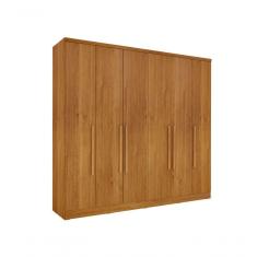 Guarda Roupa Casal Veneza 6 Portas 4 Gavetas Tcil Cinamomo