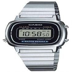 Relógio Casio Vintage La670wa-1df Prata Feminino