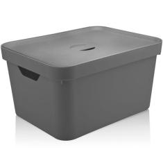 Caixa Organizadora 32L Organizador De Brinquedos Tampa Cube Chumbo - O