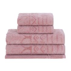 Jogo Toalhas Banho Buddemeyer 5p Lotus Rose 3187