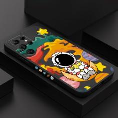 Bonito dos desenhos animados espaço astronauta caso de telefone para samsung a54 casos galaxy a14 a34 a13 a33 a53 a32 a52 s23 ultra s22 plus s21 fe capa, 4, para a52