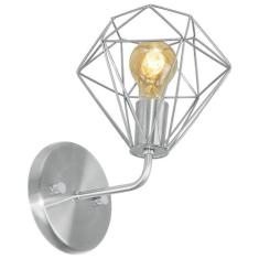 Arandela Luminária Diamante Aramado Cromado - MARRYLUZ