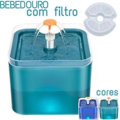 Bebedouro Automático Fonte Com Filtro 2 Litros Cães Gatos - Komala