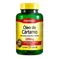 Óleo de Cártamo 1000mg Maxinutri 120 Cápsulas