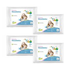 Kit de 4 Travesseiros Viscoelástico Nasa - Fibrasca