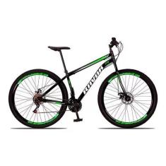 Bicicleta para Passeio Aro 29, 21V Aço Rig Ravok, Verde