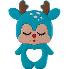 Mordedor Rena para Bebê de Silicone 8,89x6,69x0,75cm