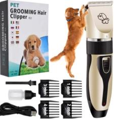 Kit Máquina de Tosa para Pets com 4 Pentes - LIPPIN