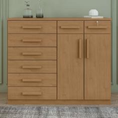 Cômoda 8 Gavetas 2 Portas Toronto Lopas