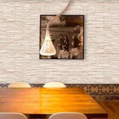 Papel de Parede Adesivo Lavável Pedra Canjiquinha Tijolo cpt0019 - Fin