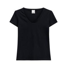 Camiseta feminina malwee 1000004502, Preto, M