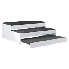 Tricama para colchão 88 x 188 cm Multimóveis FG0739 Branca