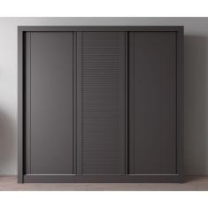 Guarda-Roupa Bartira Village com 3 Portas, 4 Gavetas e 243,1cm de Largura