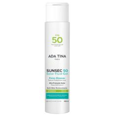 Ada Tina Sunsec Gel Protetor Solar Pele Oleosa Toque Extra Seco  Fps 50 40ml