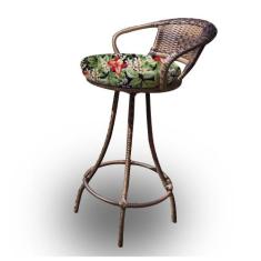 Banqueta Giratória Belfast - Tecido Saquarema - Mundo dos Sintéticos