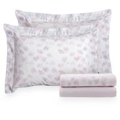 Jogo de Cama Casal 200 Fios Vintage Loves - Kacyumara
