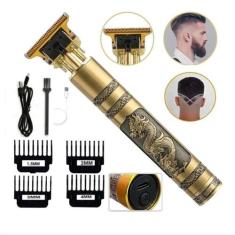Maquina Dragão -Cortar Cabelo, Barba, Axila Recarregável, Bivolt